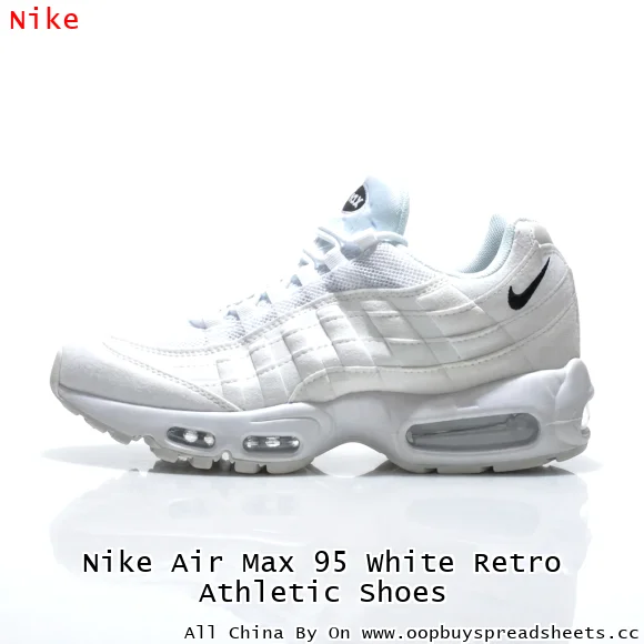 Nike Air Max 95 White Retro Athletic Shoes