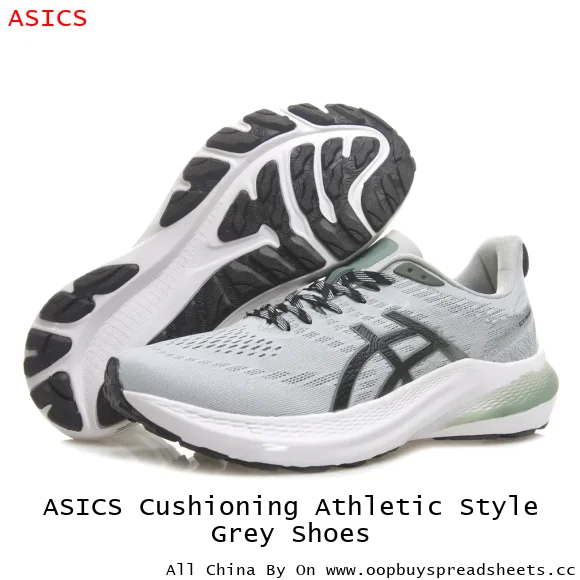 ASICS Cushioning Athletic Style Grey Shoes