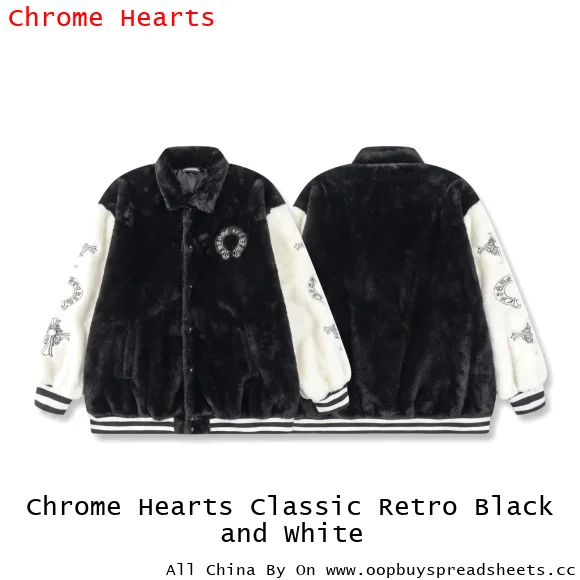 Chrome Hearts Classic Retro Black and White