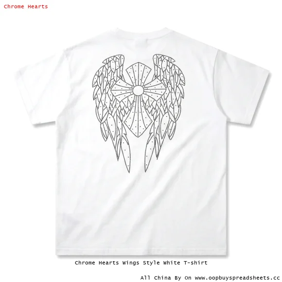 Chrome Hearts Wings Style White T-shirt