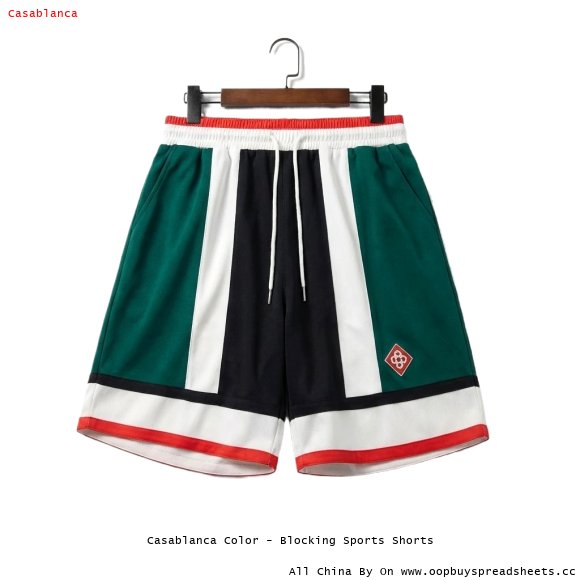 Casablanca Color - Blocking Sports Shorts
