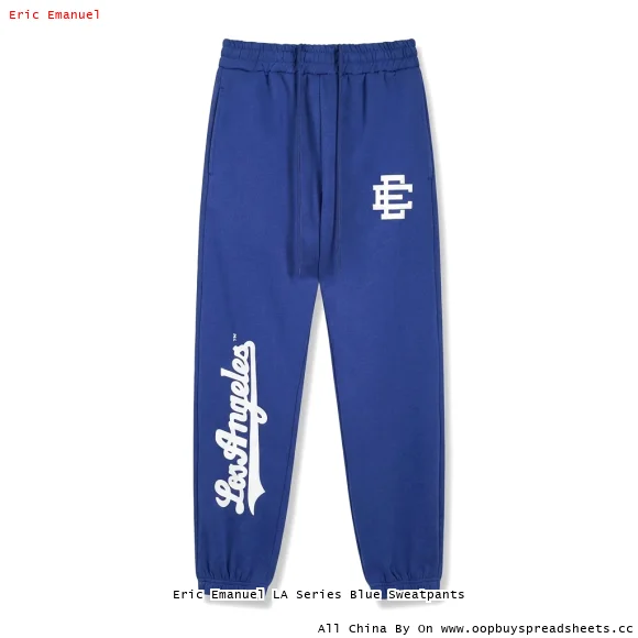 Eric Emanuel LA Series Blue Sweatpants