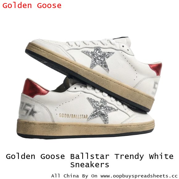 Golden Goose Ballstar Trendy White Sneakers