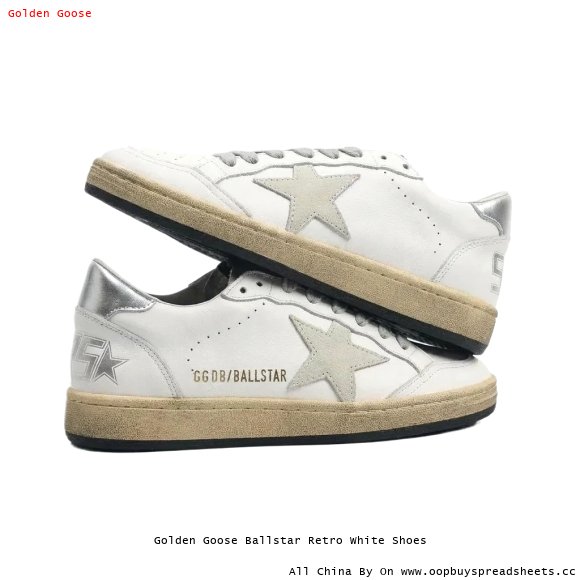 Golden Goose Ballstar Retro White Shoes
