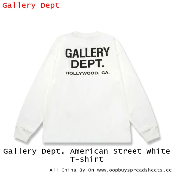 Gallery Dept. American Street White T-shirt