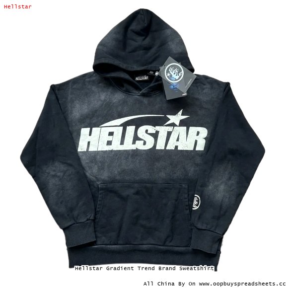Hellstar Gradient Trend Brand Sweatshirt