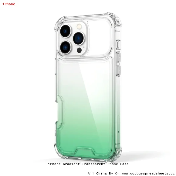 iPhone Gradient Transparent Phone Case