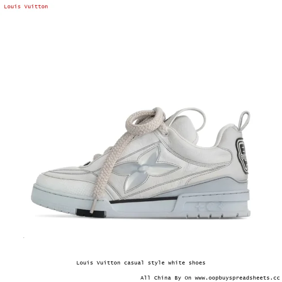Louis Vuitton casual style white shoes