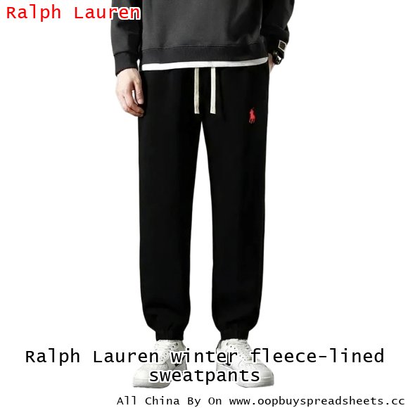 Ralph Lauren winter fleece-lined sweatpants