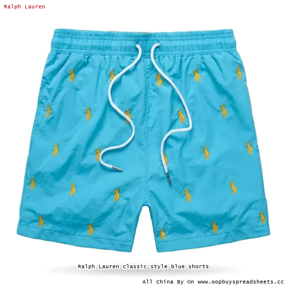 Ralph Lauren classic style blue shorts