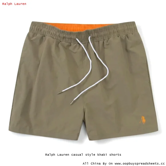 Ralph Lauren casual style khaki shorts