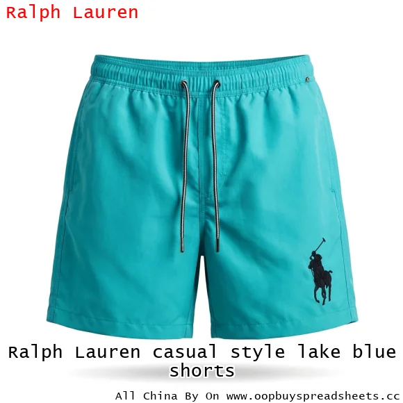 Ralph Lauren casual style lake blue shorts