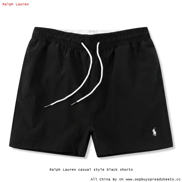 Ralph Lauren casual style black shorts