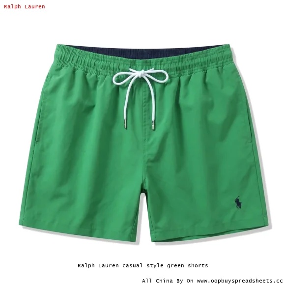 Ralph Lauren casual style green shorts
