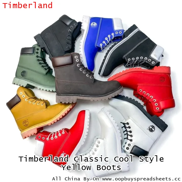 Timberland Classic Cool Style Yellow Boots