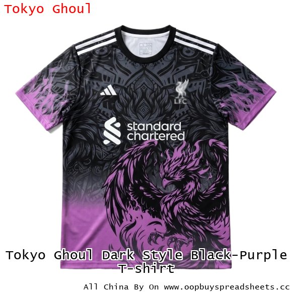 Tokyo Ghoul Dark Style Black-Purple T-shirt