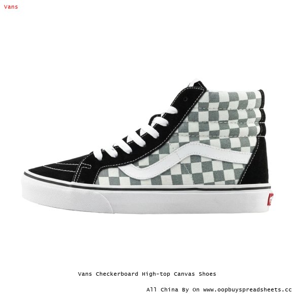 Vans Checkerboard High-top Canvas Shoes