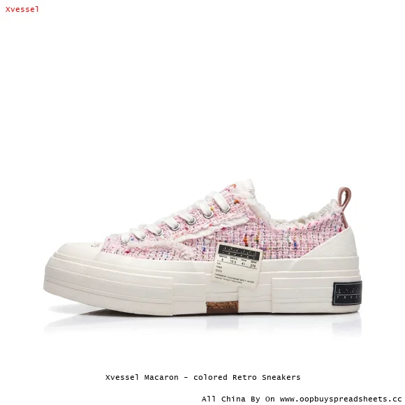 Xvessel Macaron - colored Retro Sneakers