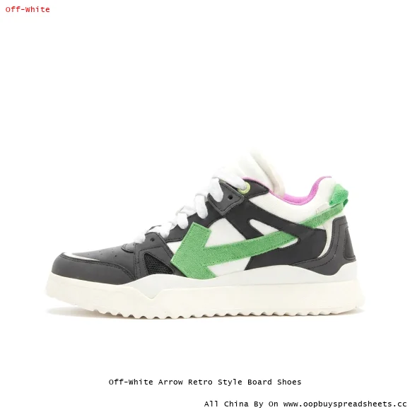 Off-White Arrow Retro Style Board Shoes