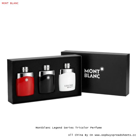 Montblanc Legend Series Tricolor Perfume