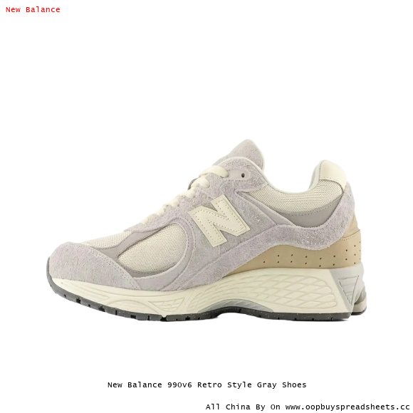 New Balance 990v6 Retro Style Gray Shoes