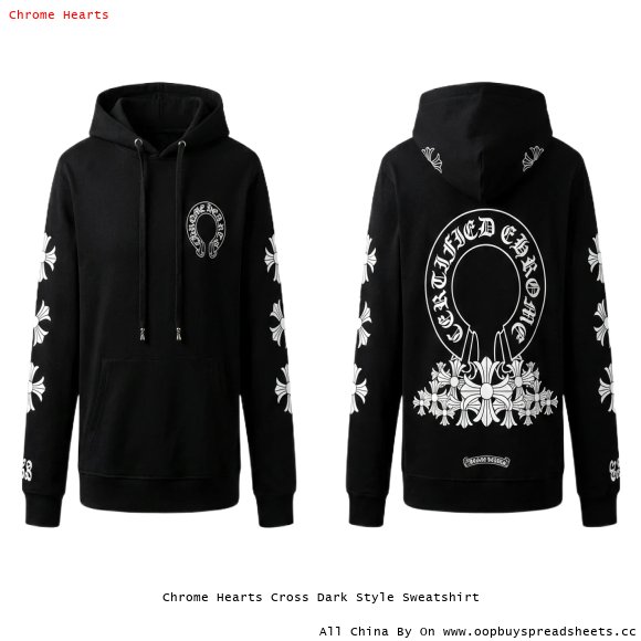 Chrome Hearts Cross Dark Style Sweatshirt