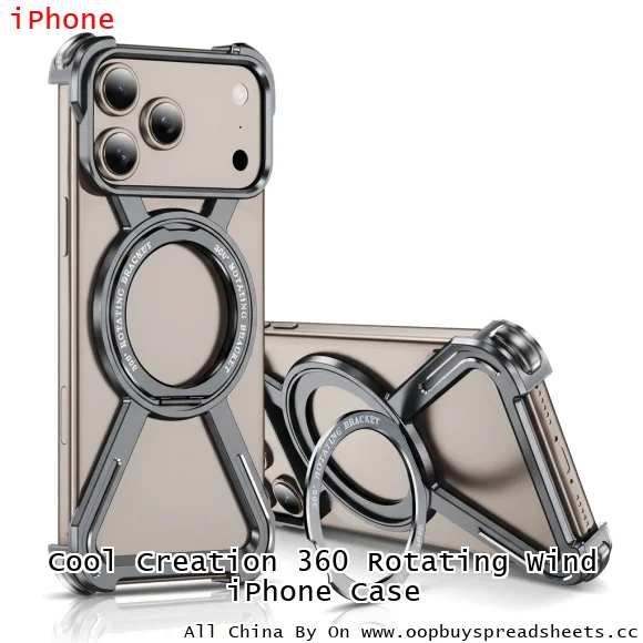 Cool Creation 360 Rotating Wind iPhone Case
