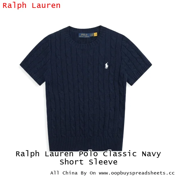 Ralph Lauren Polo Classic Navy Short Sleeve