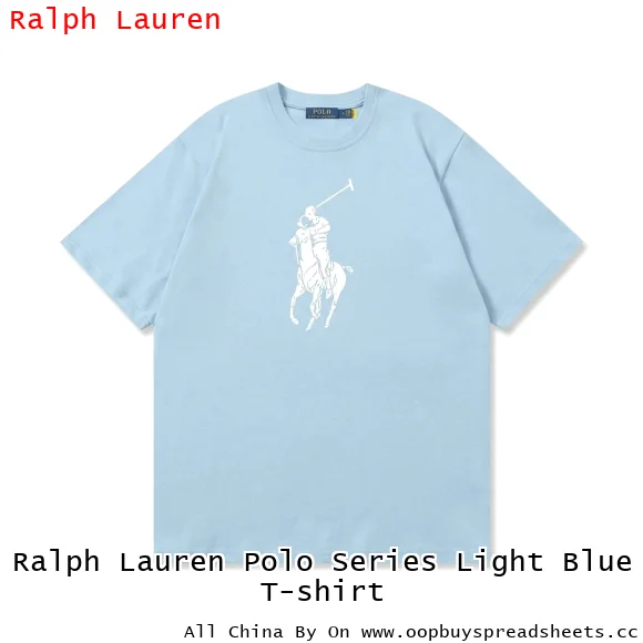 Ralph Lauren Polo Series Light Blue T-shirt