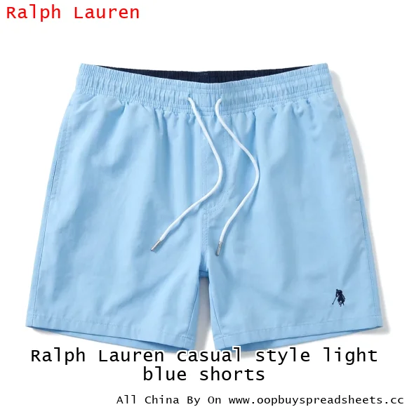 Ralph Lauren casual style light blue shorts