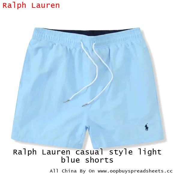 Ralph Lauren casual style light blue shorts