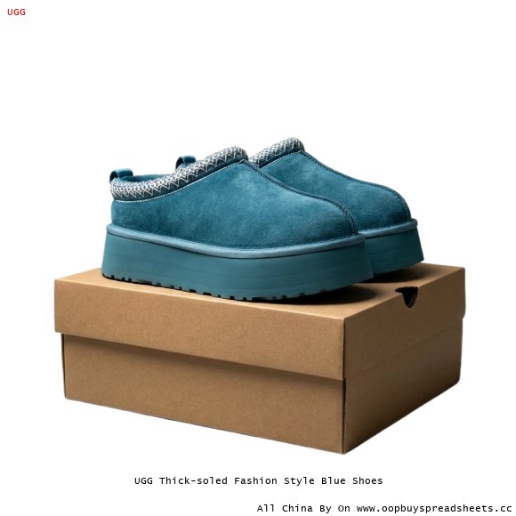 UGG Thick-soled Fashion Style Blue Shoes