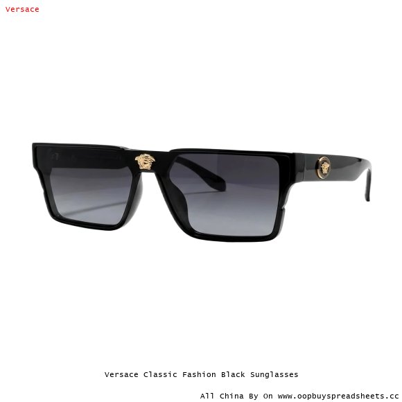 Versace Classic Fashion Black Sunglasses