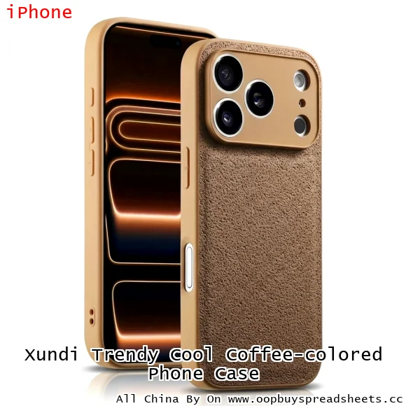 Xundi Trendy Cool Coffee-colored Phone Case