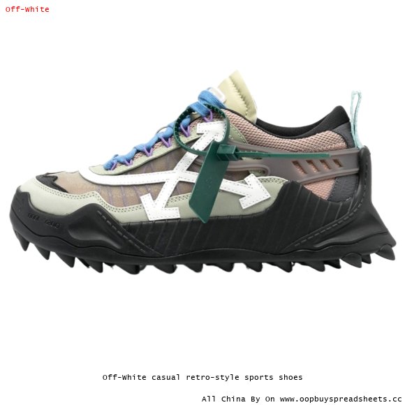 Off-White casual retro-style sports shoes