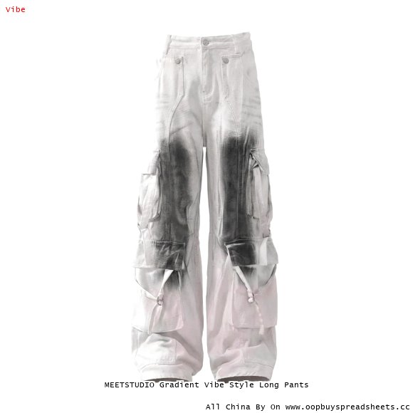 MEETSTUDIO Gradient Vibe Style Long Pants