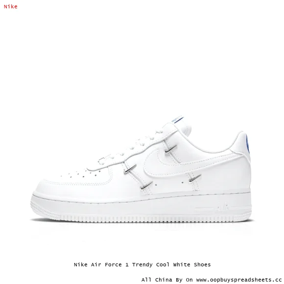 Nike Air Force 1 Trendy Cool White Shoes
