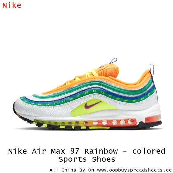 Nike Air Max 97 Rainbow - colored Sports Shoes