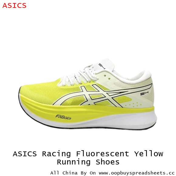 ASICS Racing Fluorescent Yellow Running Shoes