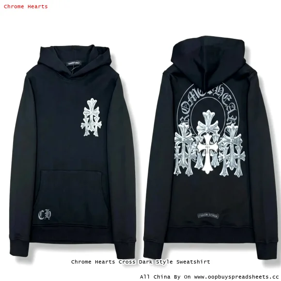 Chrome Hearts Cross Dark Style Sweatshirt