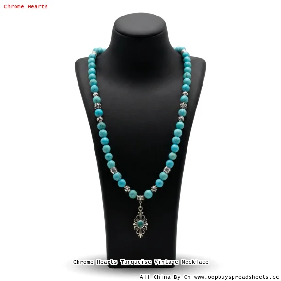Chrome Hearts Turquoise Vintage Necklace