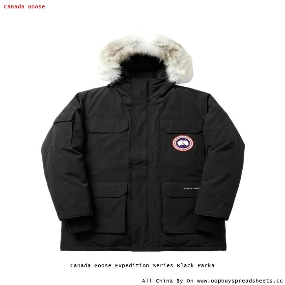 Canada Goose Expedition Series Black Parka