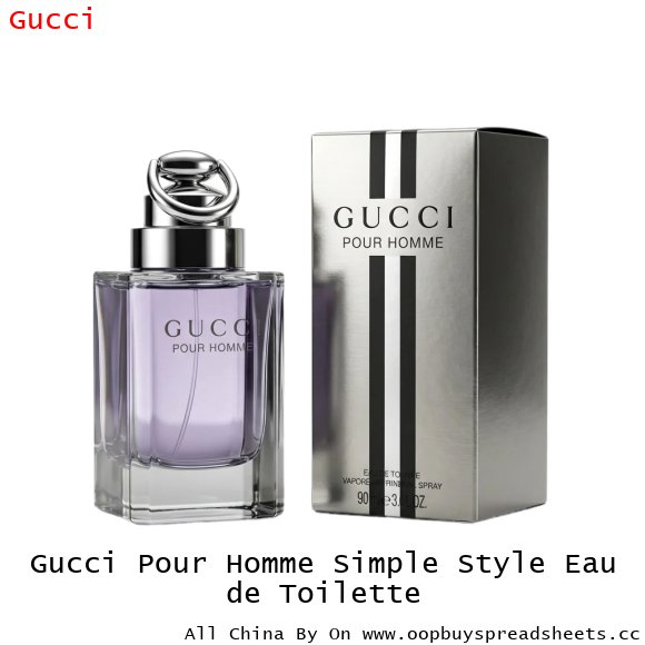 Gucci Pour Homme Simple Style Eau de Toilette