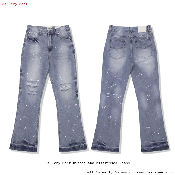 Gallery Dept Ripped and Distressed Jeans