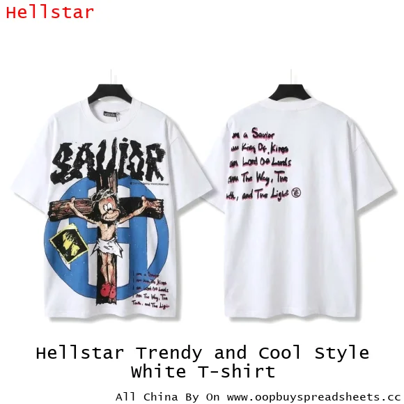Hellstar Trendy and Cool Style White T-shirt
