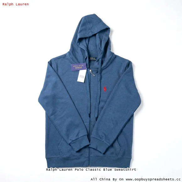 Ralph Lauren Polo Classic Blue Sweatshirt