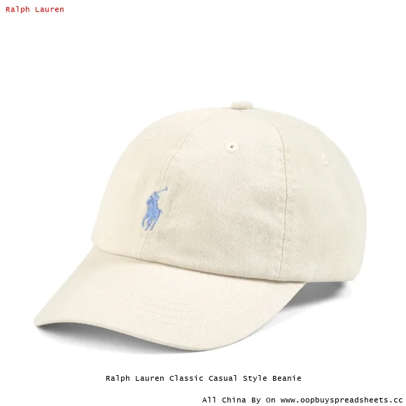 Ralph Lauren Classic Casual Style Beanie