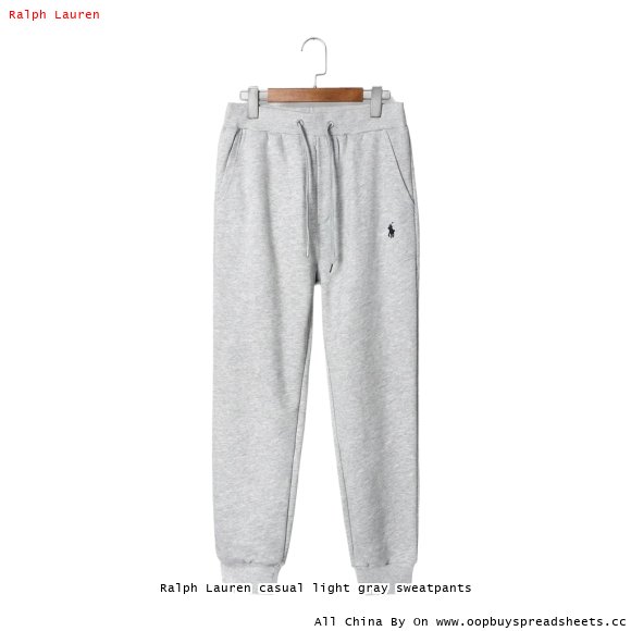 Ralph Lauren casual light gray sweatpants