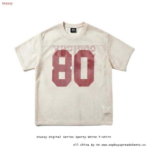 Stussy Digital Series Sporty White T-shirt
