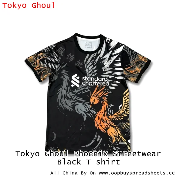 Tokyo Ghoul Phoenix Streetwear Black T-shirt